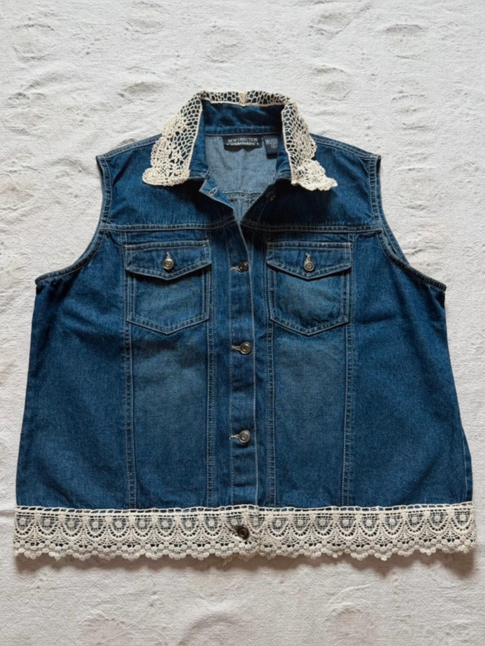 NEW DIRECTION Denim Vest